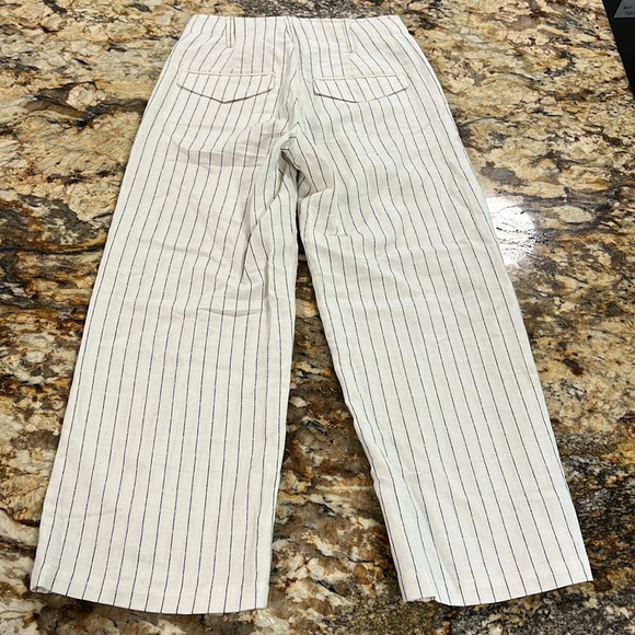 Rag and Bone Dylan Pant in White Stripe Size 00 - Picture 6 of 14